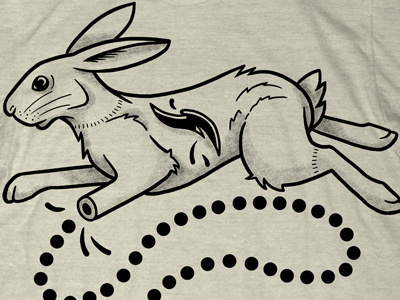 The Blackout Argument - Hare apparel cut foot hare illustration