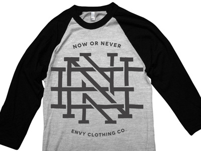 ENVY - Rejected Sketch apparel envy lettering monogram raglan type typography