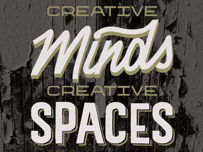 Creative Minds creative lettering minds spaces type typography