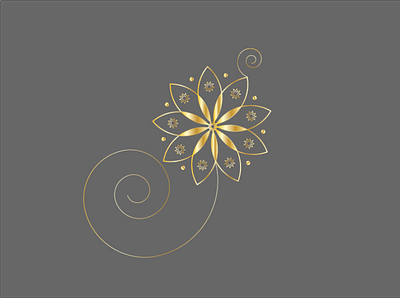 zarin beautiful logo brand identity branding design design flower logo gradient logo illustration illustrator logo vector