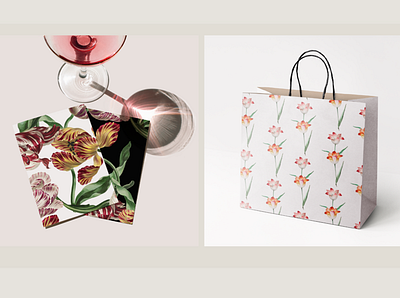 Dutch Tulips Seamless Pattern Bundle design estampa fashion illustration pattern print repeat repeating