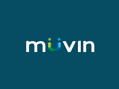 Müvin logo custom logo logotype lovely real estate smile typography