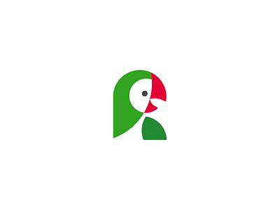 Parrot bird branding design icon illustration logo logograveyard parrot