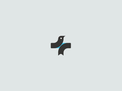 Bird Icon bird black bird connection icon logo plus sign positive ribbon tweet