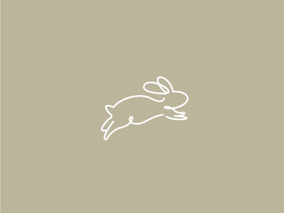 Bunny bunny icon logo rabbit