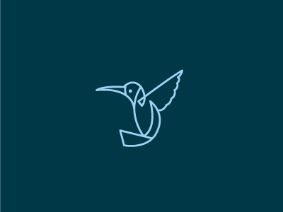 Humming Bird bird humming icon logo