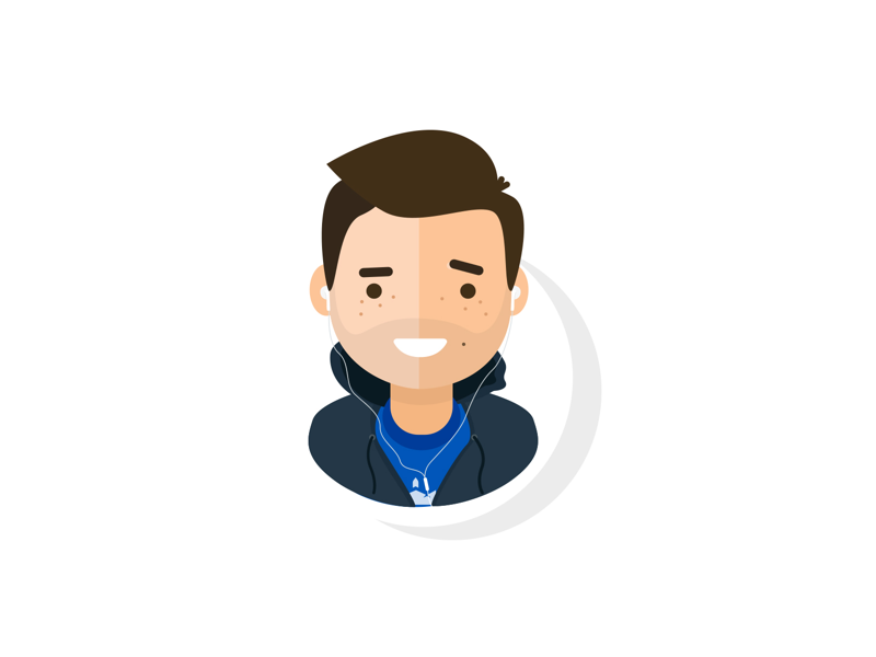 Selfie. by Adam Nielsen on Dribbble