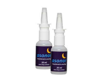 2 Bottles of Asonor 30ml Anti Snoring Solution