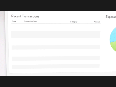 Online Banking Interface 3D Animation banking interface prototype animation 3d