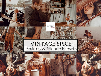 Vintage Spice Desktop And Mobile Presets adobe lightroom desktop preset editing instagram preset lightroom lightroom app lightroom mobile lightroom preset lightroom template phone presets photography