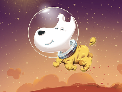 Mimpi dog on Mars