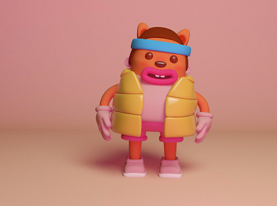 maki character character design cinema4d cute design illustration kawaii maxon cinema 4d style versionvadi