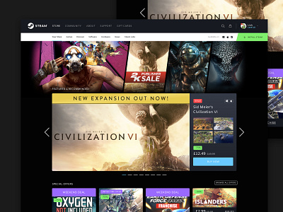 Steam Redesign