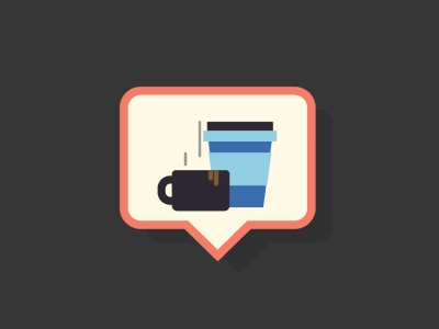 Coffee Icon coffee design icon illustration motion notification