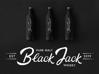 Black Jack Whisky Dribbble alcohol alcohol branding black jack bottle design branding casino design identity lettering logo logotype mark poker type typography vector whisky