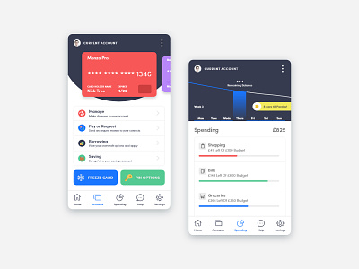 Banking App Concept adobe xd app application banking app financial mobile ui uidesign ux uxdesign uxui