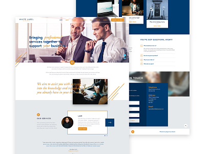 Website Home Page Concept corporate design legal web web design website