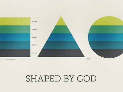 Shaped by God church community gradient museo northpointe numbers shapes