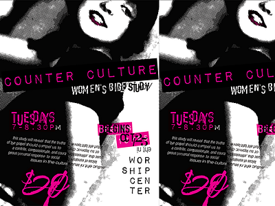 Counter Culture carson counter culture david flapper girl grunge halftone highlights label maker woman