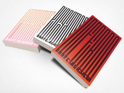 The Divine Comedy book branding gradient grid modern publishing sans serif series typography