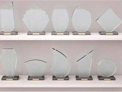 glass trophies