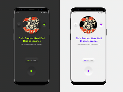 Dark and Light Mode app concept dark mode framerx interaction design light mode ui ui design