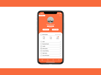 Shopee User Profile Redesign