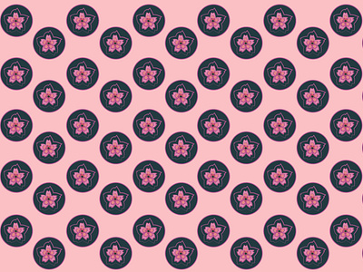 sakura background colorfulldesign design illustration patternillustration pink vector illustration wacom intuos