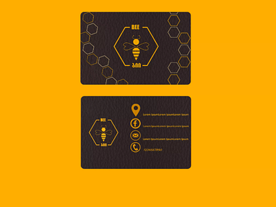 Bee visit card