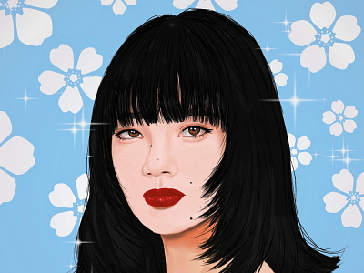 Nana Komatsu clip studio paint digital fanart illustration painting