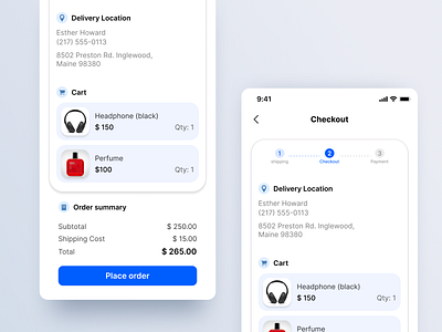 Checkout UI checkout dailyui design figma plain ui