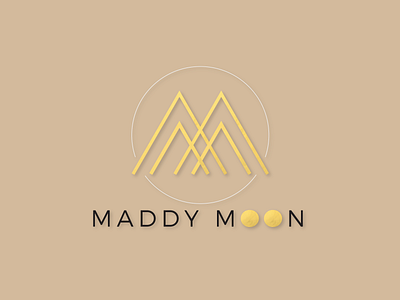 Maddy Moon Logo branding design logo