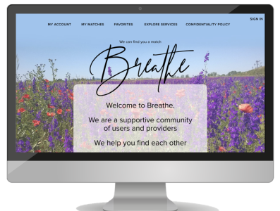 Breathe: Responsive design for a mental health matching service