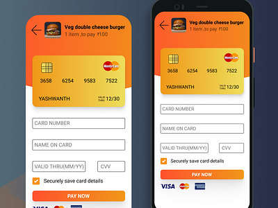 Daily ui challenge 002: credit card checkout UI design