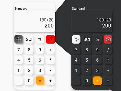 daily ui challenge 004: calculator calculator app calculator design calculator ui daily 100 challenge dailyui dailyuichallenge dark mode dark theme design ui uidesign uiux ux uxui