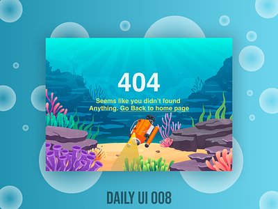 Daily UI 008: 404 error page daily 100 challenge design graphic design illustration ui uiux uiuxdesign ux uxui