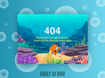 Daily UI 008: 404 error page