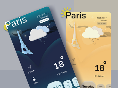 Weather app concept branding dailyui design forecasts graphic design illustration mobile app p.ux land temperature typography ui ux weather weather icons weather mobile app