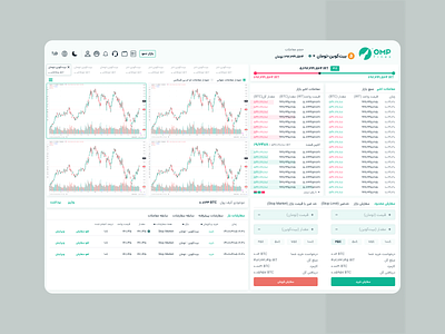 Cryptocurrency Market UI branding coin crypto crypto currency currency dark mode dashboard design graphic design illustration ligh mode markets order list price ui ux