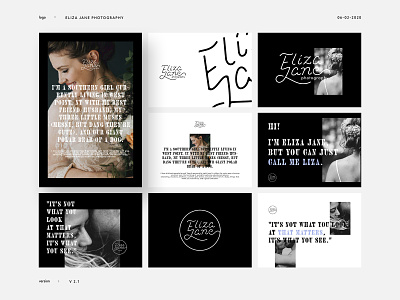 Eliza Jane 2nd concept brand design branding design designs graphic lettering logo tonik typography vector