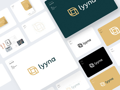 lyyna - logo design brand design branding design illustration lettering logo tonik typography vector