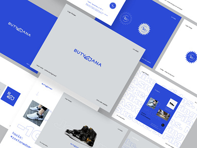 ButyJana v2 branding design logo typography vector