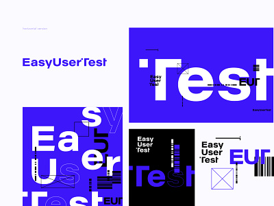 EasyUserTest branding design logo tonik typography ui ui design vector