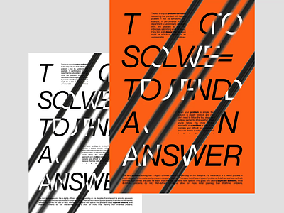 Solve Problems 3d c4d motion motion design poster poster art