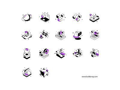 ARRAY icons set design icons iconset illustration tonik ui uidesign vector