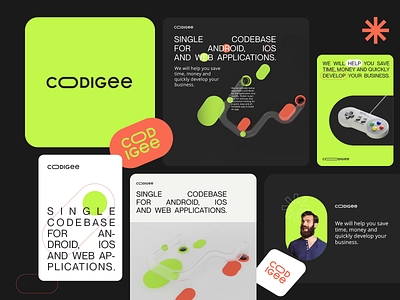 CODIGEE v1 animation branding design illustration logo typography ui