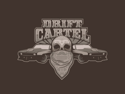 DRIFT CARTEL car cartel drift drifting logo mexico muerte skull