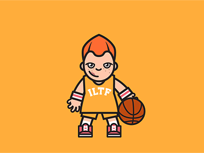 ILTF animation ball basket basketball gif player sport vector