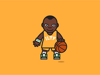 ILTF 2 animation ball basket basketball cartoon design gif player sport vector