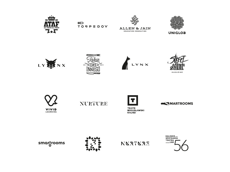 Logos Collection 2015 By Jacek Janiczak On Dribbble